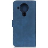 For Nokia 7.3 KHAZNEH Retro Texture PU + TPU Horizontal Flip Leather Case with Holder & Card Slots & Wallet(Blue)