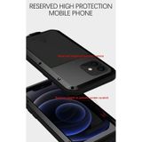LOVE MEI Metal Shockproof Waterproof Dustproof Protective Case For iPhone 12 mini(White)