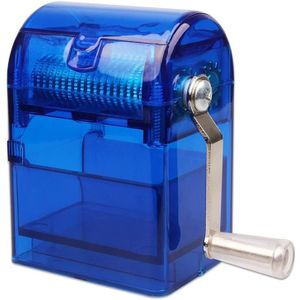 MYQ-053 Hand-cranked Cigarette Grinder Cigarette Puller Plastic Drawer Grinder(Blue)
