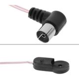 2m FM Dipole Antenna Female Plug Connector Stereo Audio Radio Receiver