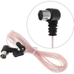 2m FM Dipole Antenna Female Plug Connector Stereo Audio Radio Receiver