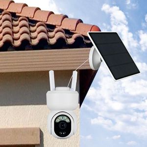 T24 1080P IP65 Waterproof Solar Smart PTZ Camera Support Full-color Night Vision & Two-way Voice Intercom & AI Humanoid Detection Alarm WiFi Version