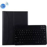 1130B Detachable Bluetooth 3.0 ABS Brushed Texture Keyboard + Lambskin Texture Leather Case for iPad Pro 11 inch (2018)  with Three-gear Adjustment / Magnetic / Sleep Function(Black)