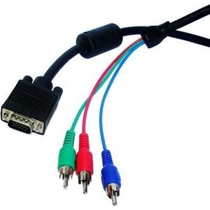 1.5m VGA to RGB Cable(Black)