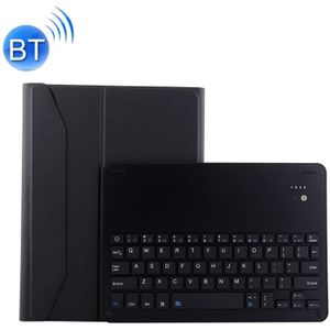 1139B Detachable Bluetooth 3.0 Aluminum Alloy Keyboard + Lambskin Texture Leather Case for iPad Pro 11 inch (2018)  with Three-gear Adjustment / Magnetic / Sleep Function (Black)