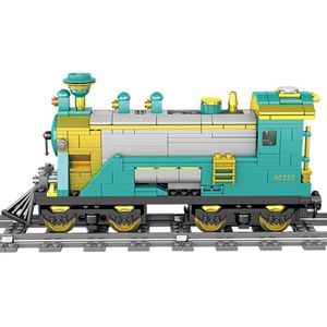 City Train Series Geassembleerd bouwstenen Simulatie elektrische trein puzzel speelgoed(98225)