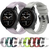 For Garmin Fenix 6 Sapphire GPS 22mm Solid Color Silicone Watch Band(Black)