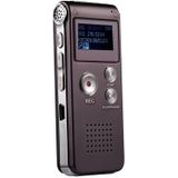 SK-012 4GB USB Dictafoon Digitale Audio Voice Recorder met WAV MP3-speler Var-functie (Paars)