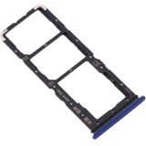 SIM Card Tray + SIM Card Tray + Micro SD Card Tray for Vivo U3x / U10(Blue)