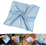 10 stuks microfiber veeg glas non-marking reinigingsdoek  grootte: 30x30cm  kleur: grijs