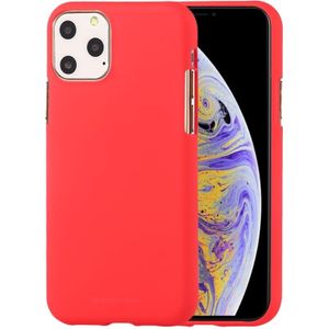 GOOSPERY SOFE FEELING TPU Shockproof and Scratch Case for iPhone 11 Pro(Red)
