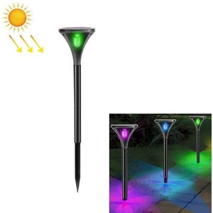 TS-S5206 4 LED-vierzijdige lichtgevende zonne-lamp Lamp Ground Plug Light  kleurtemperatuur: kleurrijke verloop