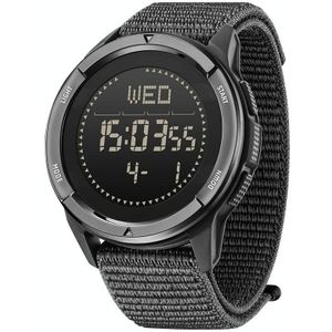 NORTH EDGE ALPS Outdoor Waterdicht Heren Koolstofvezel Digitale Nylon Band Smart Sporthorloge