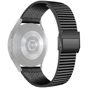 Voor Samsung Galaxy Watch4 40mm Double Safety Gesp Steel Watchband
