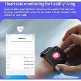 P3 1.3 inch IPS Color Screen IP68 Waterproof Smart Watch Wristband Support Message Reminder / Heart Rate Monitor / Blood Oxygen Monitoring / Blood Pressure Monitoring/ Sleeping Monitoring (Black)