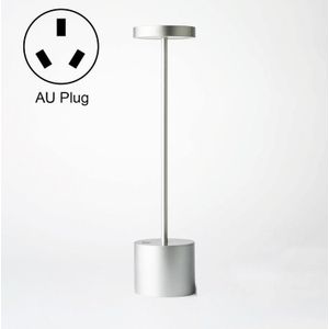JB-TD003 I-vormige tafellamp creatieve decoratie retro eetkamer bar tafellamp  specificatie: AU Plug (zilver)