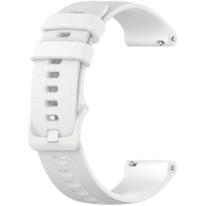 Voor Huawei Watch GT 2E 22mm geruite siliconenriem