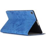 For Huawei Enjoy Tablet 2 10.1 inch / Honor Pad 6 10.1 inch Marble Cloth Texture Horizontal Flip Leather Case with Holder(Dark Blue)