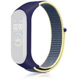 For Xiaomi Mi Band 6 Nylon Weave Replacement Watchbands(Ice Cyan)