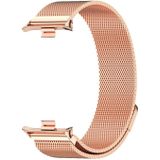Voor Xiaomi Mi Band 8 Pro Mijobs Milan magnetische roestvrijstalen horlogeband (rosé goud)