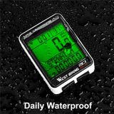 WEST BIKING Mountain Bike Wireless Code Meter Large-Screen Multifunctional Waterproof Speedometer