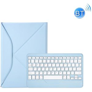 Z102B Pen Slot Bluetooth Toetsenbord Lederen tablet Case voor iPad 10.2 2021/2020/2019 (Sky Blue)