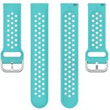 22mm Universal Sport Silicone Replacement Wrist Strap(Mint Green)