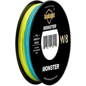 Seaknight Fishing Line PE Main Line 8 Series 300 500 Meters  Line number: 3.0  Specification:500M(Colorful)