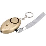 SINCOTE Mini Safe Buzzer Loud Personal Alarm with Anti-Rape for Girl and Kids  125Db Alarm(Gold)