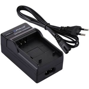 PULUZ EU Plug Battery Charger with Cable for Canon NB-6L Battery