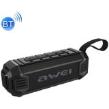 awei Y280 IPX4 Bluetooth Speaker Power Bank with Enhanced Bass  Built-in Mic  Support FM / USB / TF Card / AUX(Black)
