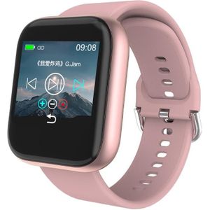T3M 1.3 inch Color Screen Music Smart Bracelet  Built-in MP3  Support Sleep Monitor / Heart Rate Monitor / Blood Pressure Monitor(Rose Gold)