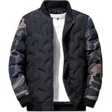 Herenjack Winter dons katoenen jack Camouflage honkbaljack  maat: M