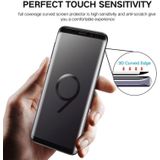25 PCS For Galaxy S9 Plus 0.33mm 9H Surface Hardness 3D Curved Edge Anti-scratch Full Screen HD Full Glue Glass Screen Protector (Black)