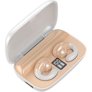 S19 Draadloze oorclip Ruisonderdrukkende Bluetooth-hoofdtelefoon Beengeleiding Geen vertraging Headset