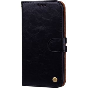 For Sumsung Galaxy J5 (2017) / J530 (EU Version) Business Style Oil Wax Texture Horizontal Flip Leather Case with Holder & Card Slots & Wallet (Black)