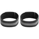 Reflective Band Outdoor Sports Running Cycling Night Warning Wrist Band (Black)