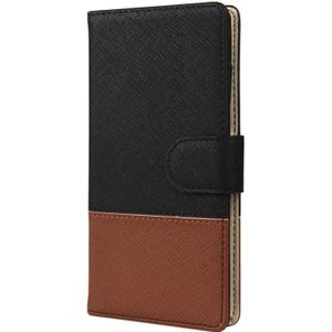 For Samsung Galaxy Note20 Color Splicing Horizontal Flip Leather Case with Holder & Card Slots & Wallet & Photo Frame(Black)