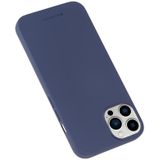 GOOSPERY SOFT FEELING Liquid TPU Phone Case For iPhone 14 Pro(Blue)
