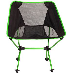 Outdoor Portable Folding Camping Chair Light Fishing Beach Chair Aviation Aluminum Alloy Backrest Recliner