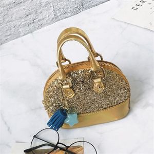 Cute Leather Shoulder Bag Messenger Bag Girls Solid Color Mini Zip Small Square Bag Tote Bag(Gold)