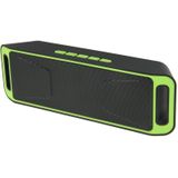 Portable Stereo Wireless Bluetooth Music Speaker  Support Hands-free Answer Phone & FM Radio & TF Card  For iPhone  Galaxy  Sony  Lenovo  HTC  Huawei  Google  LG  Xiaomi  other Smartphones(Green)