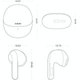 Originele Xiaomi Buds 4 draadloze Bluetooth 5.3 3 microfoon actieve ruisonderdrukking oortelefoon