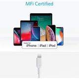 ANKER PowerLine II USB-C / Type-C to 8 Pin MFI Certificated Charging Data Cable for iPhone XS Max / XS / XR / X / 8 Plus / 8  Length: 0.9m(White)