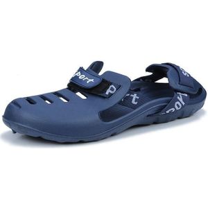 Mannen beach sandalen zomer sport casual schoenen slippers  maat: 43 (blauw)
