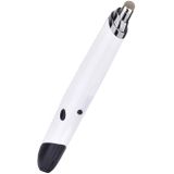 PR-08 6-keys Smart Wireless Optical Mouse with Stylus Pen & Laser Function (White)