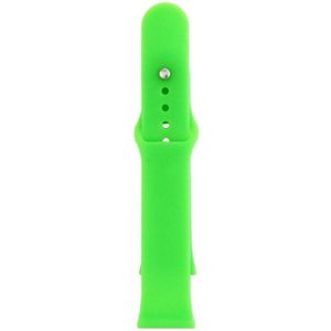 For Apple Watch 38mm Silicone Separated Watchband Replacement  Only Used in Conjunction with Connectors ( S-AW-3291 )(Green)