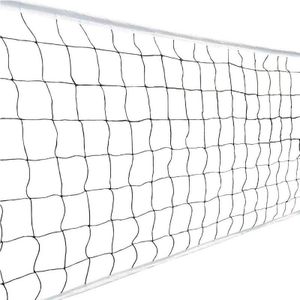 Polyethylene Knotted Four Wraped Sides Beach Volleyball Net For Competition / Training