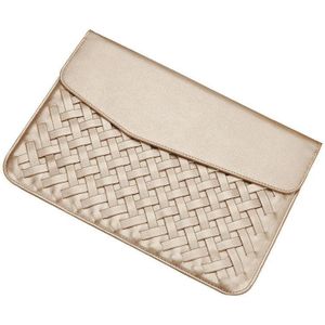 Hand-Woven Computer Bag Notebook Liner Bag  Applicable Model: 13 inch (A1466 / A1369 / A1502 / A1425 / A1466 / A1369 / A1502)(Golden)