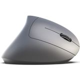 HXSJ T29 Bluetooth 3.0 Wireless Bluetooth 6-Keys 2400 DPI Adjustable Ergonomics Optical Vertical Mouse(Grey)